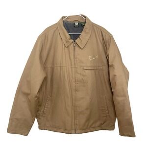 Hartwell Elements x Milwaukee Tools Tan Work Jacket‎ Quilted Lined Men Size XL